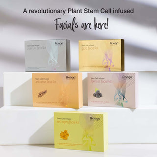 Plant stem cell infused facial kits
