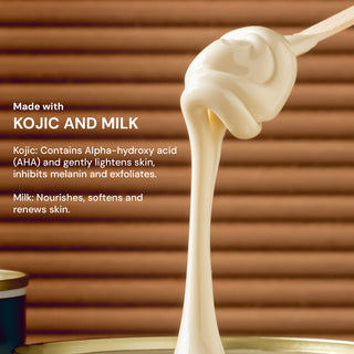 Detan Liposoluble Body Wax for Smooth Hair Removal - Kojic & Milk | 800 ml