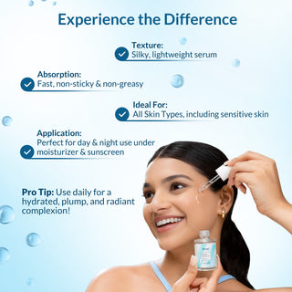 Hydro Brilliance Multi-Peptide Serum | The Art of Hydration: Unlocking Deep and Long-Lasting Moisture | 30ml