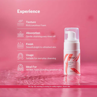 Radiant Tone Face Cleansing Mousse | Deep Cleanse Face Wash & Radiance Boost for Luminous Skin | 100ml