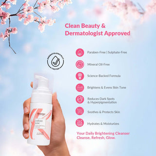 Radiant Tone Face Cleansing Mousse | Deep Cleanse Face Wash & Radiance Boost for Luminous Skin | 100ml