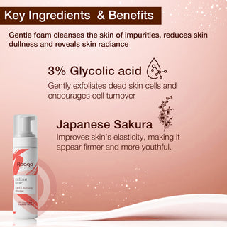 Radiant Tone Face Cleansing Mousse | Deep Cleanse Face Wash & Radiance Boost for Luminous Skin | 100ml