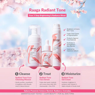 Radiant Tone Face Cleansing Mousse | Deep Cleanse Face Wash & Radiance Boost for Luminous Skin | 100ml