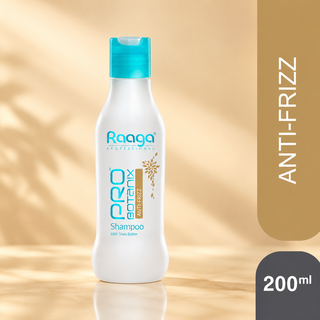 Raaga Professional Pro Botanix Anti-Frizz Shampoo with Shea Butter | Smoothens and Controls Unruly Frizzy Hair, Deep Moisturization