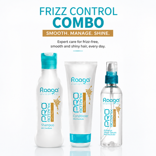 Raaga Professional Frizz Hair Control Combo – Smooth, Manage, and Shine