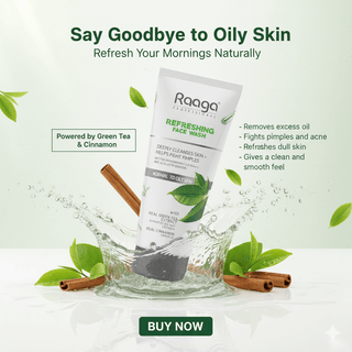 Raaga Professional Glow & Radiance Combo: Refreshing Face Wash with Shea Butter & Brightening Serum with Vitamin C