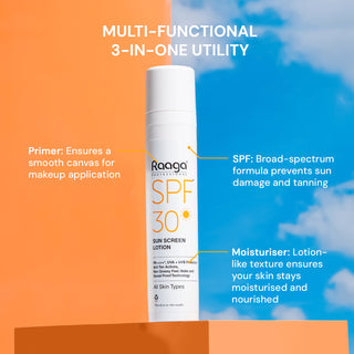 Sunscreen SPF 30 PA++++ Sweat & Waterproof Non-Greasy Sunscreen Lotion | 55 ml