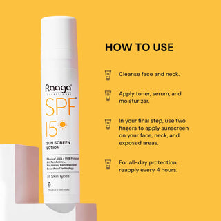 How to use Raaga Sunscreen