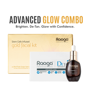 Glow Revival Combo | De-Tan, Serum & Gold Facial Kit | Freebie Inside