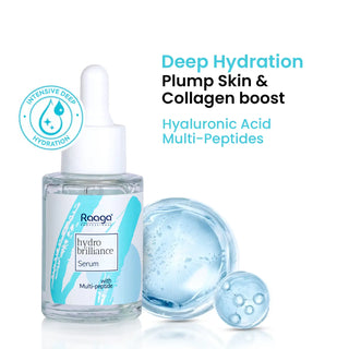 Hydro Brilliance Multi-Peptide Serum | The Art of Hydration: Unlocking Deep and Long-Lasting Moisture | 30ml