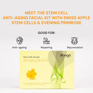 Stem Cell Anti-Aging Facial Kit with Swiss Apple Stem Cells & Evening Primrose | 61 g