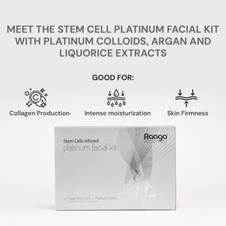 Stem Cell Platinum Facial Kit with Platinum Colloids, Argan and Liquorice Extracts | 61 g