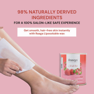 Liposoluble Body Wax for Smooth Hair Removal - Strawberry | 800 ml