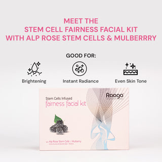 Stem Cell Fairness Facial Kit with Alp Rose Stem Cells & Mulberrry | 61 g