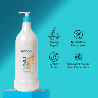 Pro Botanix Repair & Nourish Shampoo with Wheat Protein Extract, Repairs and Nourishes Dry Damaged Hair
