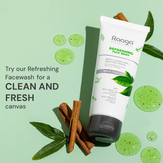 Refreshing Facewash with Real Green Tea & Cinnamon Extract   | 80 ml