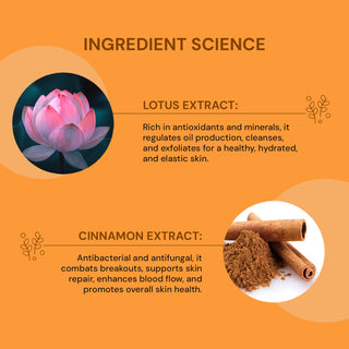 Skin Toner with Lotus & Cinnamon Extracts | 100 ml