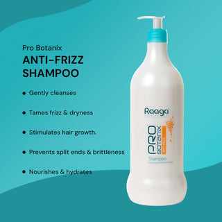 Pro Botanix Anti-Frizz Shampoo with Shea Butter, Smoothes and Controls Unruly Frizzy Hair