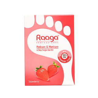 Manicure Pedicure Kit for Soft & Relaxed Hands & Feet - Strawberry, 63gm