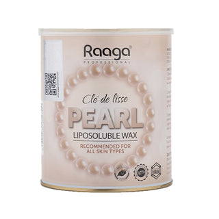Liposoluble Metallic Body Wax for Smooth Hair Removal - Pearl | 800 ml